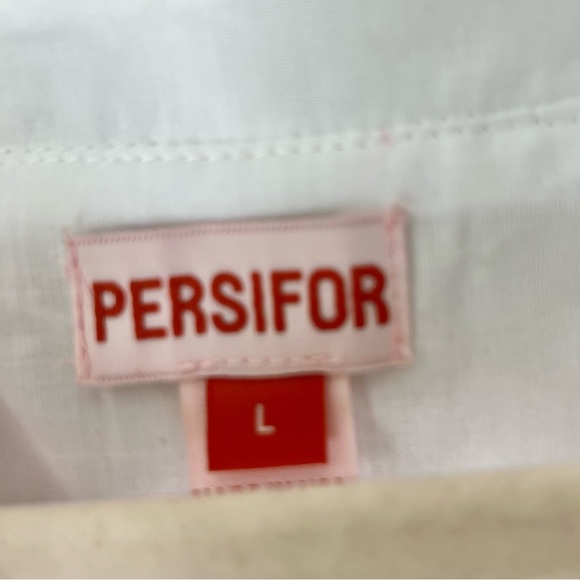 Great for Holiday Event ❄️🥂 Persifor White Embroidered Fringe Leaf Clare Dress - Picture 4 of 12